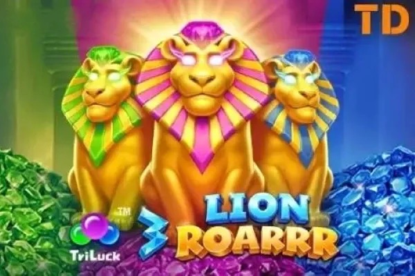Imagen representativa de 3 Lion Roarrr, tragamonedas de temática de leones de TaDa Gaming