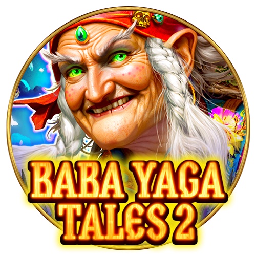 Arte oficial de la tragamonedas Baba Yaga Tales 2 de Spinomenal, con bosque místico y espíritus del folclore eslavo