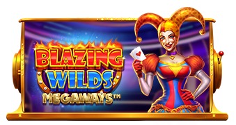 Rodillos de la tragamonedas Blazing Wilds Megaways de Pragmatic Play con wilds expansivos en llamas y símbolos clásicos de dinero