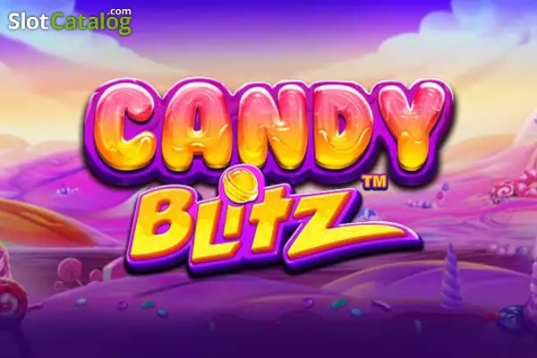 Pantalla de la tragamonedas Candy Blitz de Pragmatic Play, con dulces de colores explotando y el carril multiplicador lateral