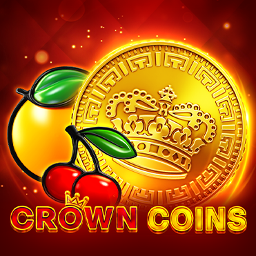 Pantalla de la tragamonedas Crown Coins de Endorphina mostrando coronas, monedas de oro y símbolos clásicos de cantina sobre un fondo real