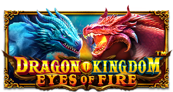 Cuadrícula compacta de Dragon Kingdom Eyes of Fire con dragón de fuego y rodillo de multiplicador