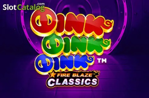 Pantalla de la tragamonedas Fire Blaze: Oink Oink Oink de Playtech, con cerditos, bóvedas y símbolos de jackpot sobre los rodillos