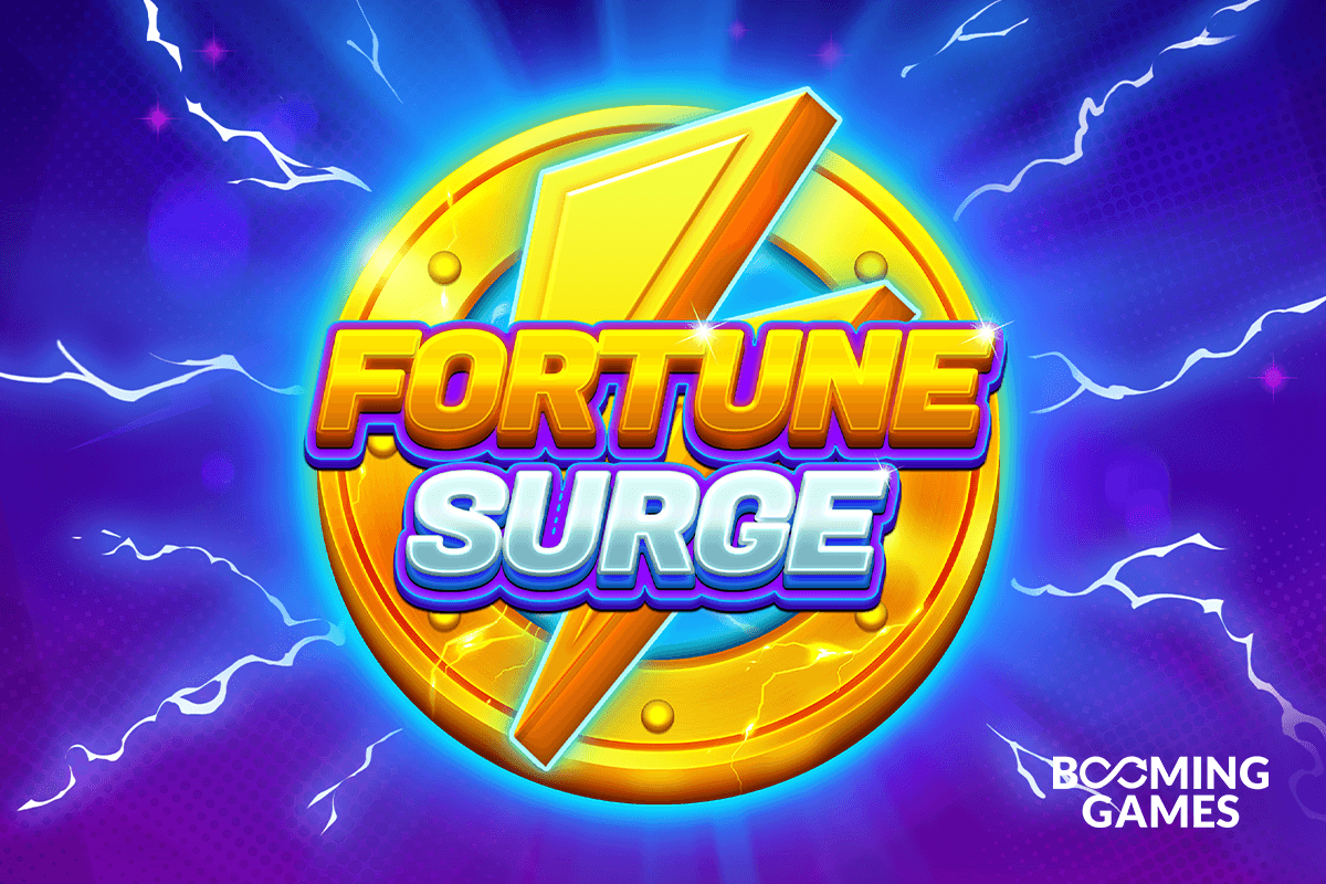 Cuadrícula compacta 3x3 con monedas de oro y Coin Stack de la tragamonedas Fortune Surge de Booming Games