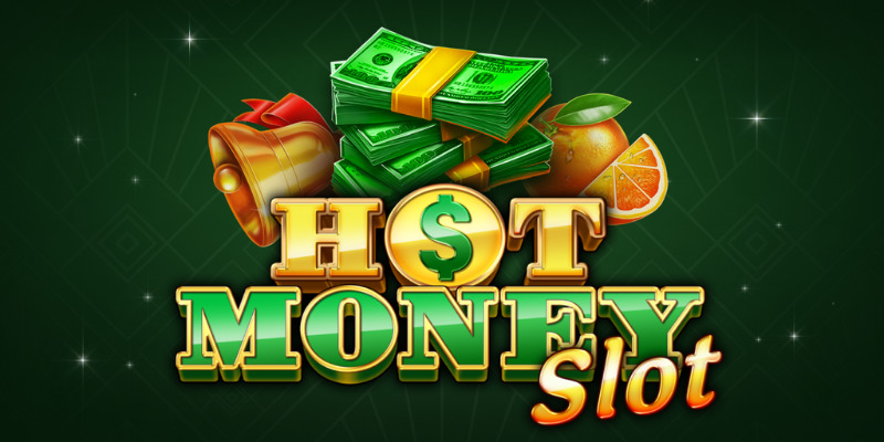 Pantalla de la tragamonedas Hot Money Slot de TrueLab Games, con frutas clásicas en llamas sobre una cuadrícula de 3x3