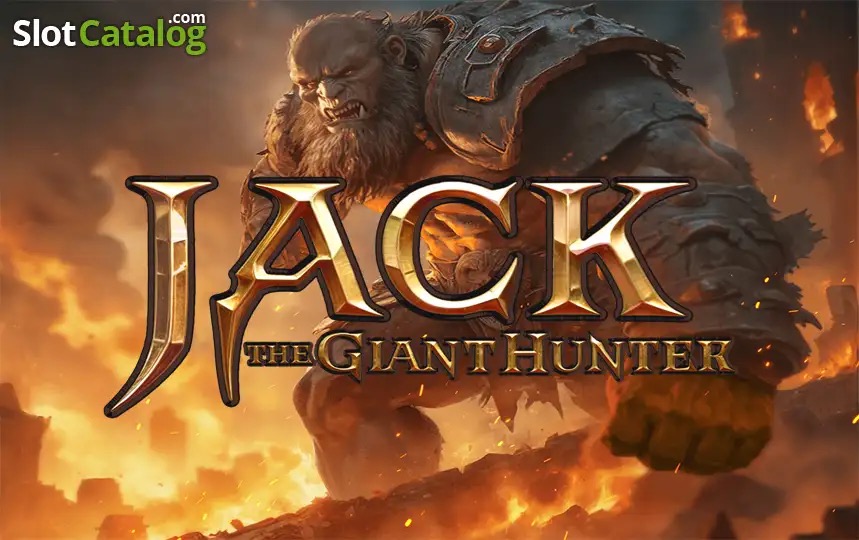 Arte oficial de la tragamonedas Jack the Giant Hunter de PG Soft, con cazador sombrío frente a un árbol gigante y ambientación de fantasía oscura