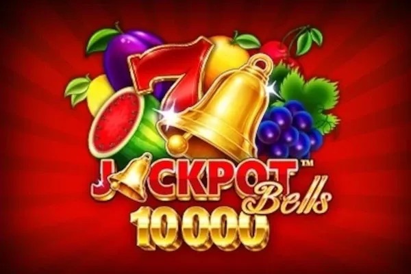 Captura de pantalla de Jackpot Bells 10000, tragamonedas clásica de Playtech con campanas y sietes dorados