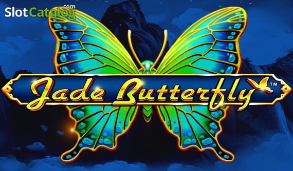 Pantalla de la tragamonedas Jade Butterfly de Pragmatic Play, con flores de jade, cartas ornamentadas y un paisaje de montañas asiáticas
