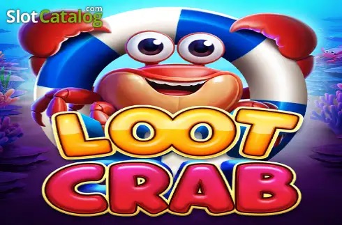 Arte oficial de la tragamonedas Loot Crab de Iron Dog Studio, con cangrejos, cofres hundidos y anclas en el fondo marino