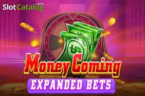 Tragamonedas Money Coming Expand Bets de TaDa Gaming, con gabinete rojo y dorado estilo clásico y rodillo especial de apuestas ampliadas