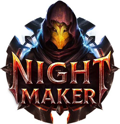 Bestia encadenada en un abismo oscuro en la tragamonedas de terror Nightmaker, de ELK Studios