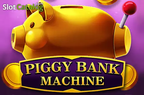 Arte oficial de la tragamonedas Piggy Bank Machine de KA Gaming, con alcancía dorada y números