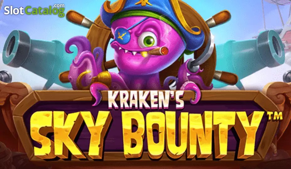 Pantalla de la tragamonedas Sky Bounty de Pragmatic Play, con piratas kraken y barcos voladores entre las nubes