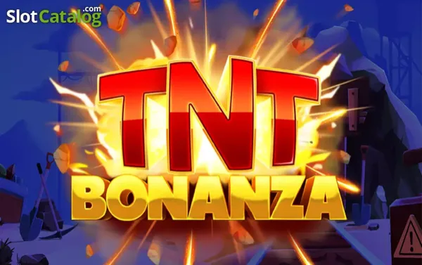 Arte oficial de la tragamonedas TNT Bonanza de BoomingGames, con gemas y dinamita