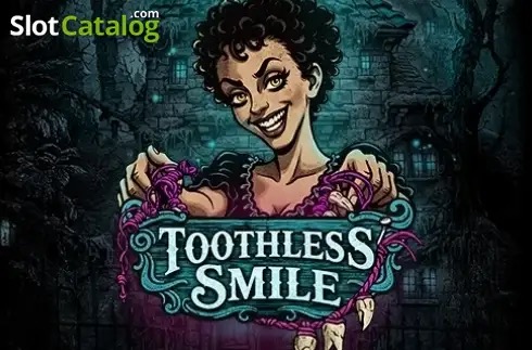 Arte oficial de la tragamonedas Toothless Smile, de Slightly Edgy vía Yggdrasil, con un dentista demoníaco de aspecto macabro y cómico