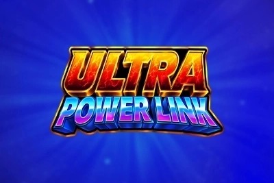 Pantalla principal de Ultra Power Link: Running Wins de Fugaso, con rayos eléctricos y la Super Wheel sobre los rodillos