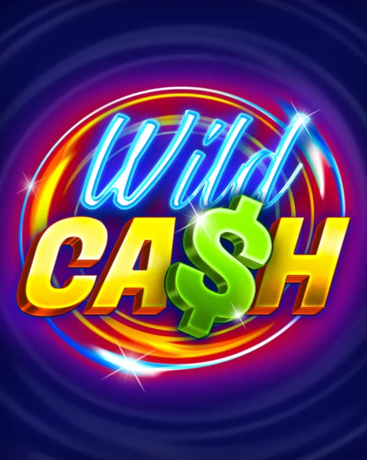 Símbolos de frutas y el logo Wild Cash en la pantalla de la tragamonedas Wild Cash original de BGaming